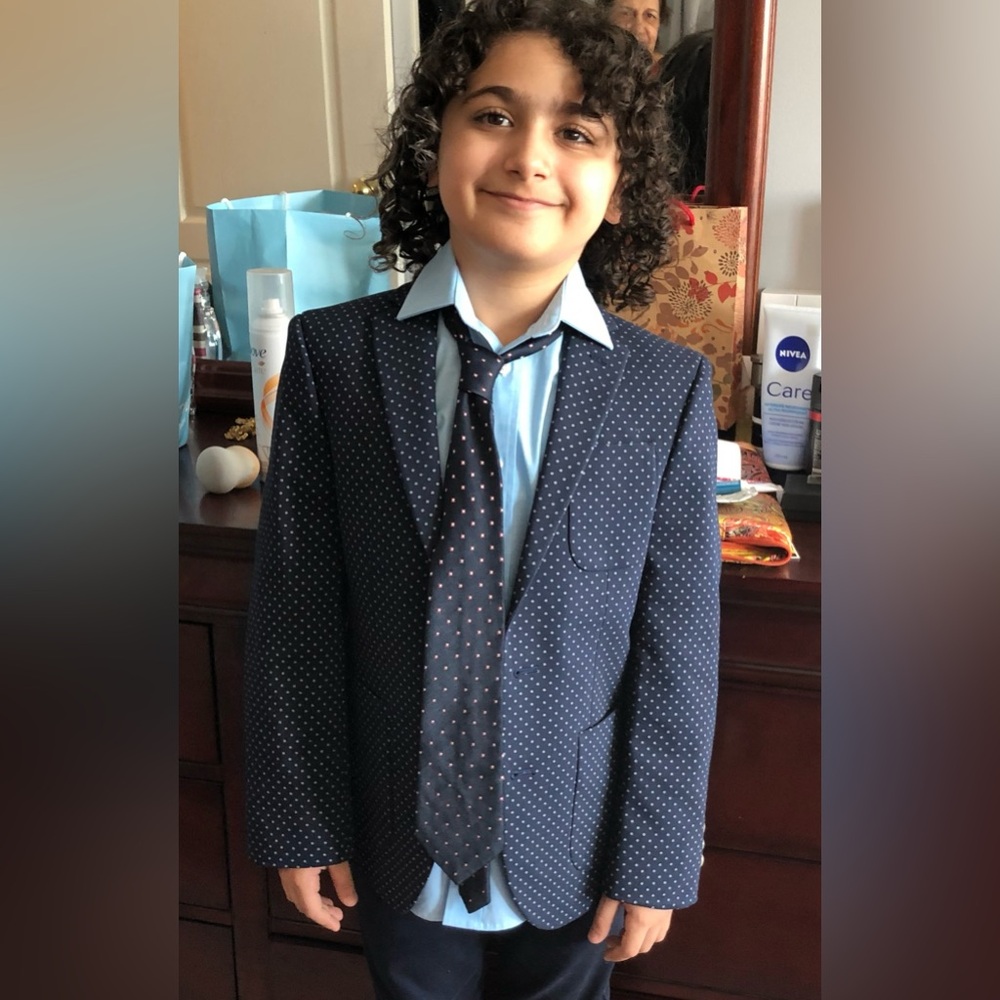 Ralph Laurent kid navy jacket, bought from Hudson’s Bay. Fit 9-10 yrs old boy